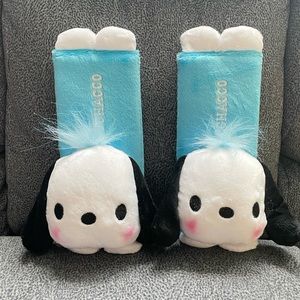 3D Pochacco Seatbelt Covers Set